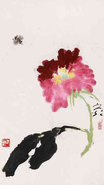 花卉蜜蜂